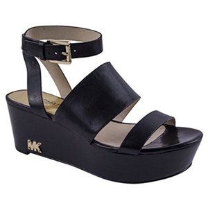 Michael Kors Leather Platform Sandals